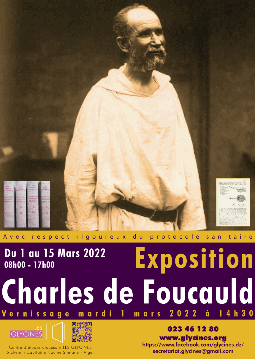 Exposition Charles de Foucauld au Centre d'Etudes Diocésain Les Glycines Boîte de réception