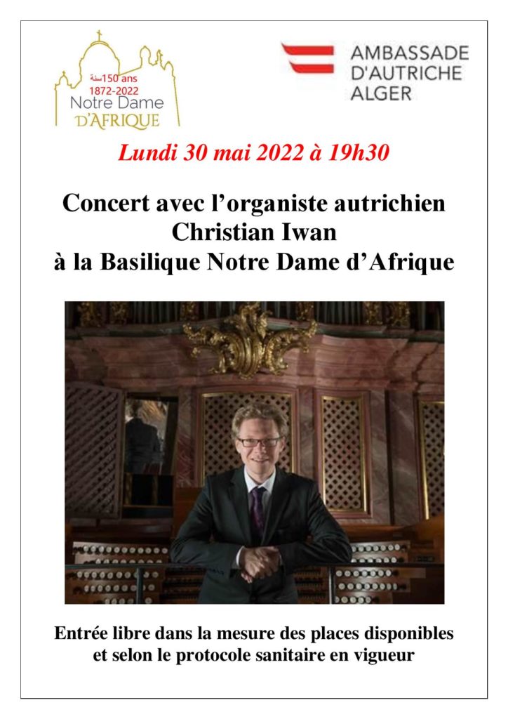 Concert Orgue à Notre Dame d'Afriqur à Alger