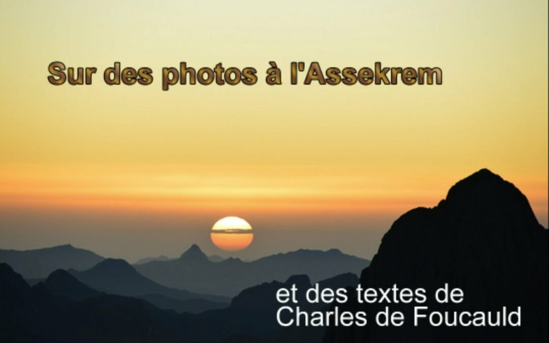 méditer avec Charles de Foucauld