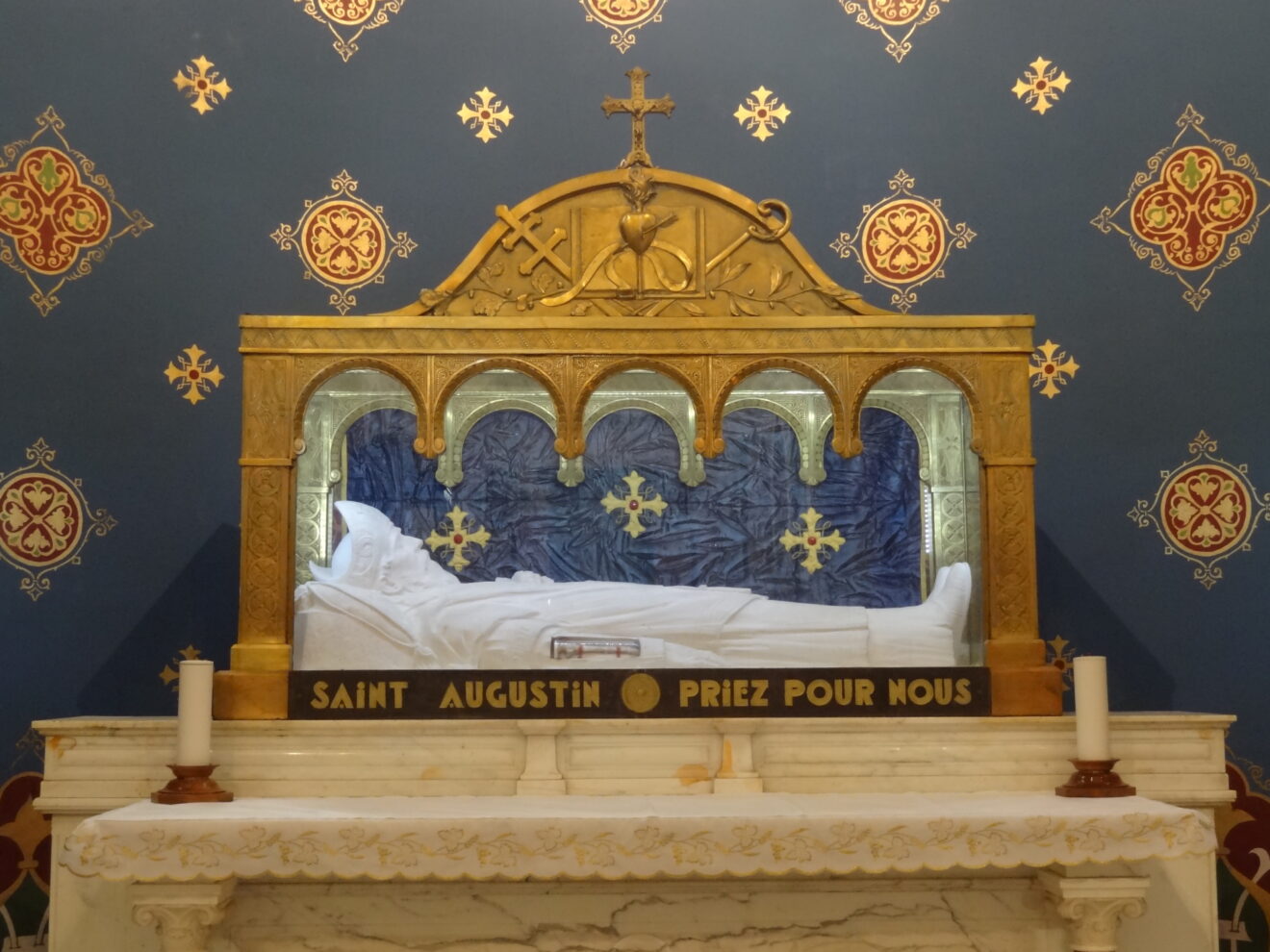 Pères de l'Eglise, 1300e anniversaire de la translation des reliques d'Augustin à Pavie
