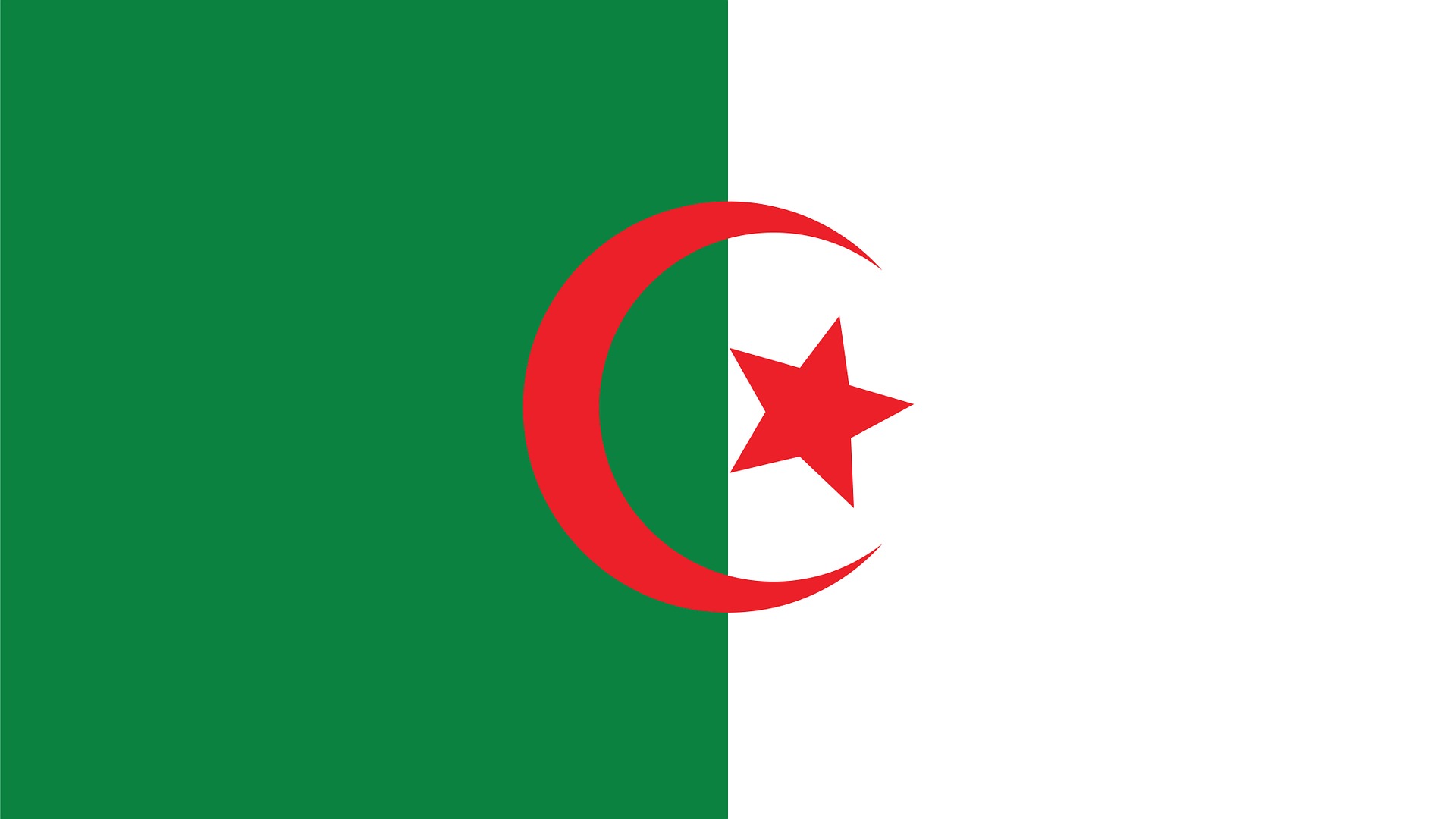 Drapeau-Algerie Drapeau de l'Algérie