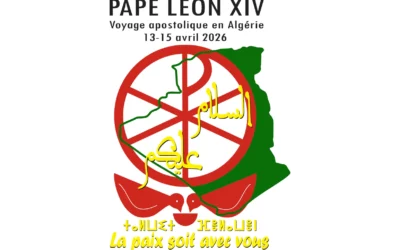 Logo et devise du voyage apostolique du pape Léon XIV en Algérie.